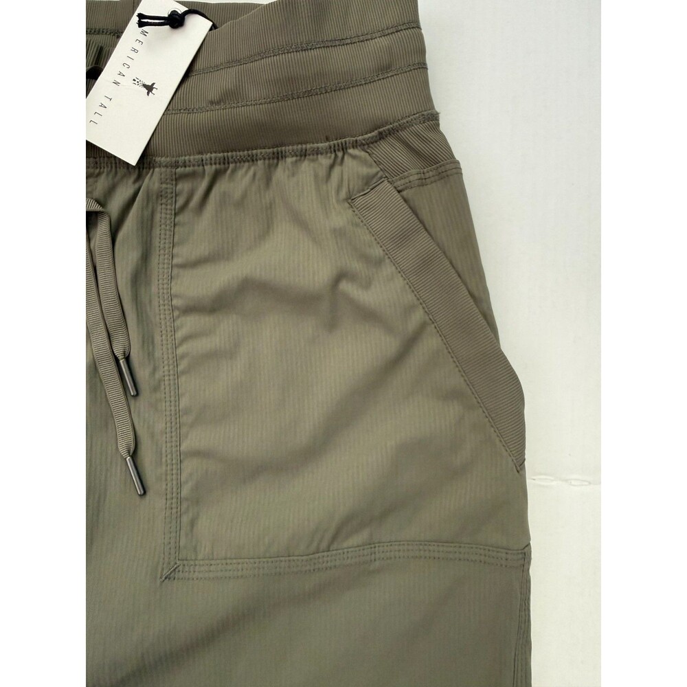 NWT American Tall High-Rise After Practice Pant Women's Medium Tall Camper Green - Picture 3 of 7
